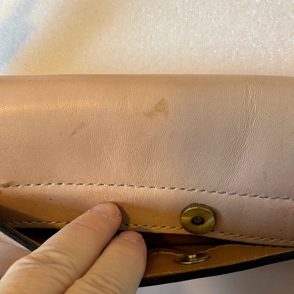 Patricia Nash Small Corfu Rose Placement  Leather Bag